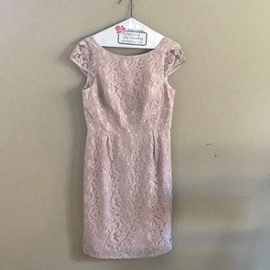 J Crew Pink Lace dress size 8